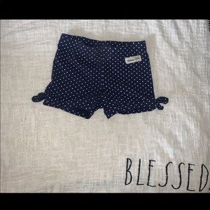 Polkadotted bootie shorts